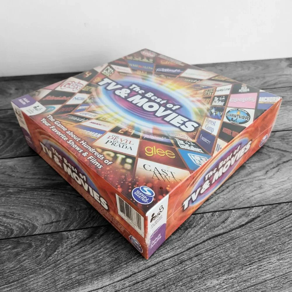 The best of TV and Movies -Logo Board Game - NEW - SEALED Spin Master Games